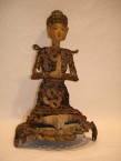 buddha avec des pièces de monnaies