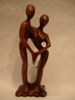 couple abstract debout