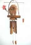 carillon en bambou avec poulet