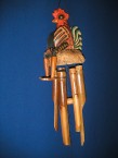 carillon en bambou avec poulet