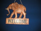 paneau welcome éléphant
