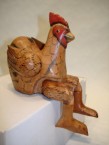 poulet  avec pattes mobiles