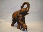 éléphant forest avec baby