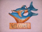 paneau welcome avec dauphin
