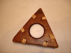 bougeoir triangle pour un bougie