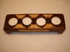 bougeoir rectangle pour 4 bougies d
