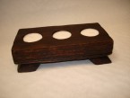 bougeoir rectangulaire pour 3 bougies