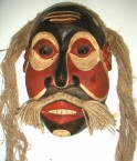 Masker asmat rood wit