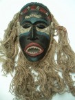Masker blauw wit touw