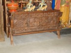 coffre de marriage ancien "damchia" de l' Inde