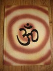 carnet de l'Inde en papier fait artisanalement avec un ohm