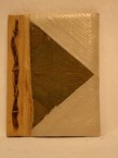 carnet en papier eco avec la couverture en feuilles naturelles