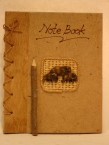 carnet de Thaïlande en papier fait artisanalement avec un crayon