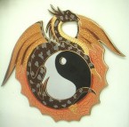 DRAGON  AVEC YING YANG