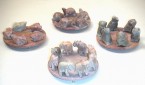 Wierookhouder circle d'animaux