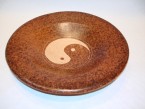 assiette ying yang (brûleur de cone)