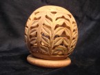 brûleur de cone boule avec des fleurs