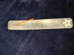 porte encens ski avec pentagramme