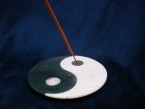 porte encens plaque ronde ying yang