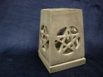 brûleur de cone pyramide avec sommet  plat  avec pentagramme