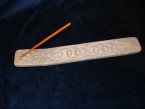 porte encens ski avec décoration celtique