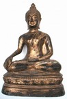 bouddha en bronze dor de Thailande style Uthong