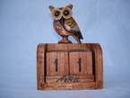 calendrier perpétuel hibou 