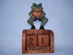 calendrier perpétuel grenouilles 