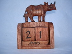 calendrier perpétuel rhinocéros 
