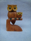 hibou avec bébé