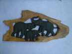 famille des éléphants paneau plat