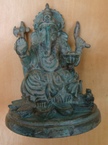 ganesha assis sur un lotus