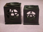 brûle-parfum carré pentacle