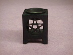 brûle-parfum carré pentacle