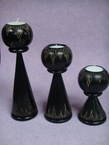 set de 3 bougeoirs