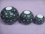 set de 3 bougeoirs ronds