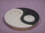 bougeoir yin yang