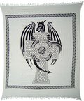 dragon et un croix celtique