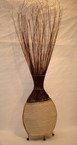 lampe en tissu blanc