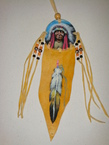 pendentif en cuir