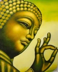 Peinture boeddha 70x90