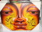 Peinture avec un dessin 35x50