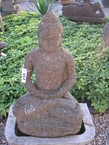 Boeddha en pièrre de lave
