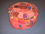 Pouf en patchwork de Radjastan