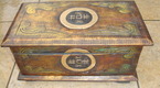 Set de 3 caisses en bois d'ablesia 40cm-30cm-20cm