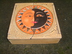 Une caisse en bois d'ablesia 20x20cm