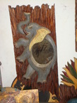 Un mirroir d'un éléphant 30x60cm