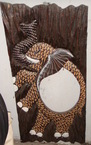 Un mirroir d'un éléphant 30x60cm