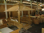 Une cabine en bamboo 4x4m