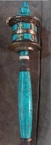 moulin de prière avec turquoise